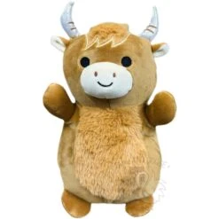 Squishmallow 10 Inch Wilfred The Highland Cow Hug Mees Plush Toy