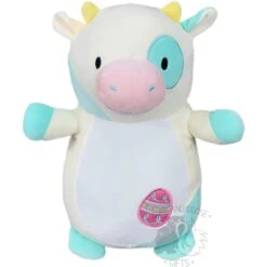 Squishmallow 14 Inch Belana The Cow Easter Hug Mees Plush Toy