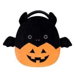 Squishmallow 12 Inch Emily The Bat In Pumpkin Halloween Plush Treat Pail