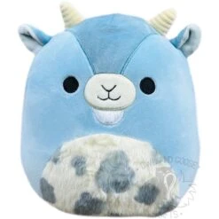 Squishmallow 8 Inch Pell The Blue Goat Plush Toy