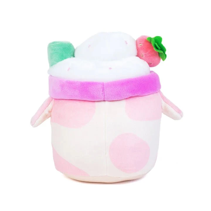 Cuddle Barn 7 Inch Lil Series The Strawberry Scented Mooshake Plush Toy 3 Cuddle Barn 7 Inch Lil Series The Strawberry Scented Mooshake Plush Toy - Image 3