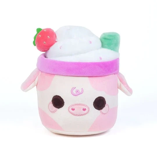 Cuddle Barn 7 Inch Lil Series The Strawberry Scented Mooshake Plush Toy 1 Cuddle Barn 7 Inch Lil Series The Strawberry Scented Mooshake Plush Toy