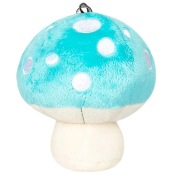 Squishable 3 Inch Turquoise Mushroom Micro Clip 2 Squishable 3 Inch Turquoise Mushroom Micro Clip - Image 2