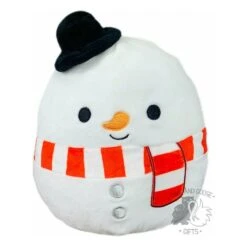Squishmallow 8 Inch Manny The Snowman Christmas Plush Toy