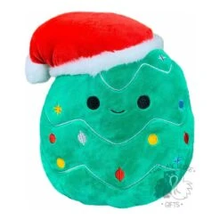 Squishmallow 8 Inch Carol The Christmas Tree (with Hat) Plush Toy